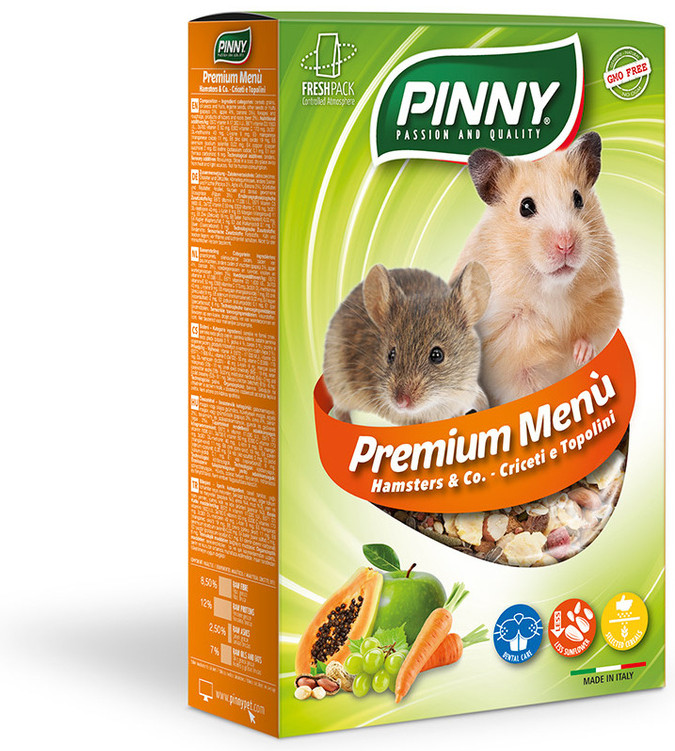Корм полнорационный для хомяков и мышей | Pinny