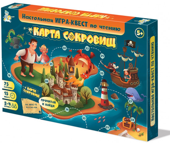 Игра настольная «Карта сокровищ»