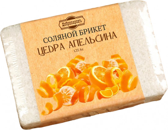 Брикет соляной с цедрой апельсина