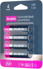 Набор батареек Olmio LR06 АА
