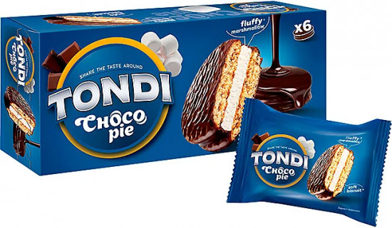 Пирожное в шоколадной глазури «Choco Pie»