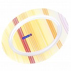 Блюдо овальное Carine Orange Stripes, диаметр 35 см