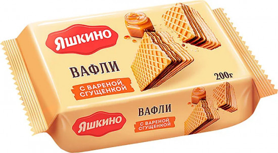 Вафли «С варёной сгущёнкой»