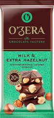 Шоколад молочный «Milk & Extra hazelnut»