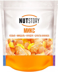 Микс из кешью, миндаля, фундука, цукатов ананаса