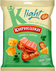 Сухарики со вкусом семги с сыром