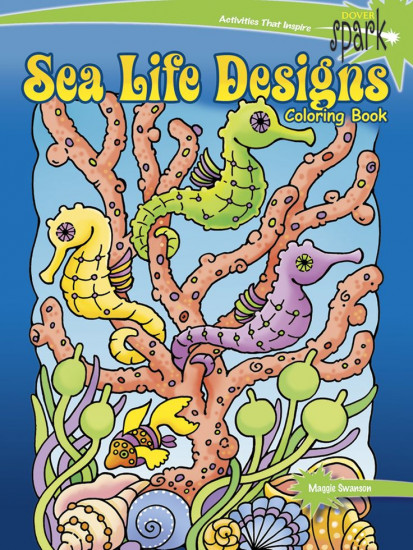 Spark Sea Life Designs Coloring Book