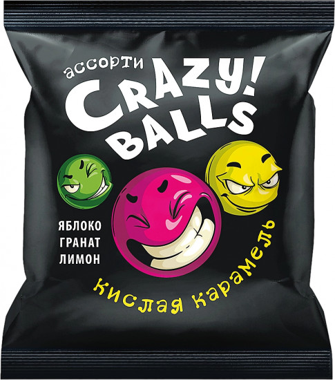 Карамель кислая «Crazy Balls»