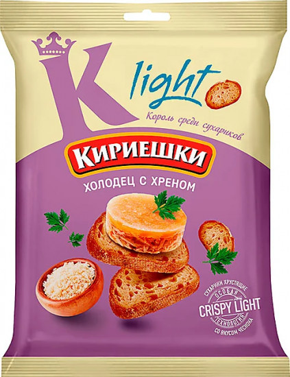 Сухарики со вкусом холодца с хреном