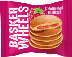 Панкейк с малиновой начинкой