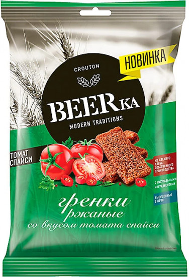Гренки со вкусом томата спайси