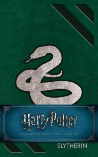 Harry Potter. Slytherin Hardcover Ruled Journal