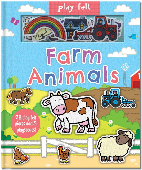 Play felt farm animals
