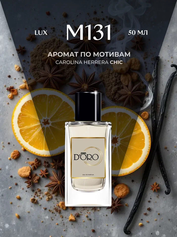 Парфюмированная вода по мотивам «Carolina Herrera Chic» | Gamma D’oro