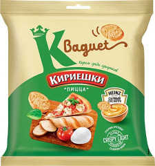 Сухарики со вкусом пиццы и сырным соусом
