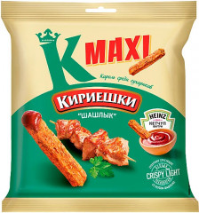 Сухарики со вкусом шашлыка с кетчупом