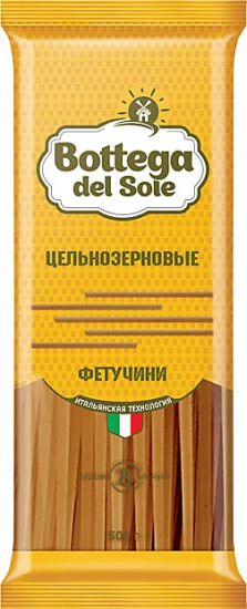 Макароны цельнозерновые «Фетучини»