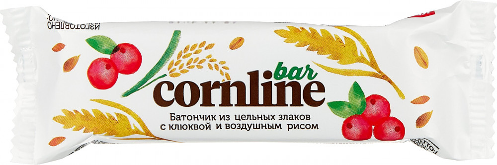 Батончик зерновой с клюквой «Cornline» | KDV group