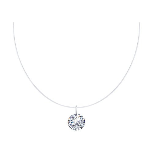 Колье из серебра с фианитом