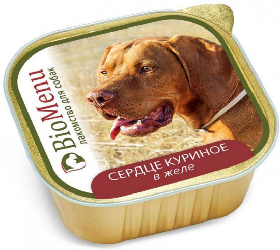 Лакомство для собак «Сердце куриное в желе»