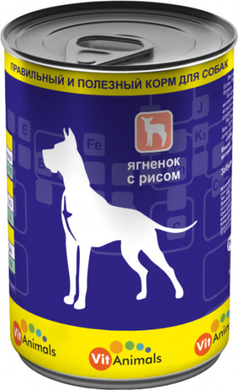 Корм для собак «Ягненок с рисом»