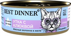 Консервы для кошек «Утка с клюквой»
