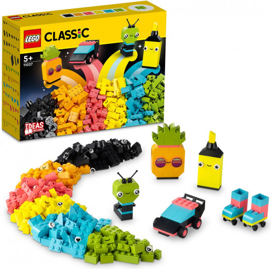 Конструктор LEGO® Classic 11027 Креативное неоновое веселье. Creative Neon Fun