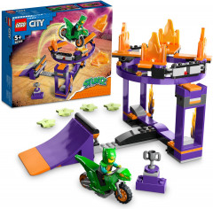 Конструктор LEGO® 60359 Испытание каскадеров с трамплином и кольцом