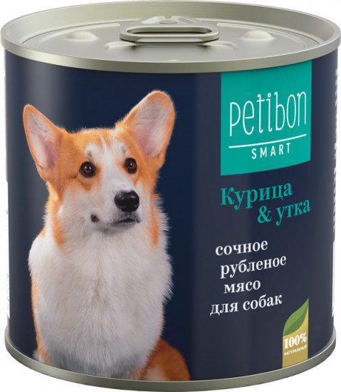 Консервы для собак «Рубленое мясо с курицей, уткой»