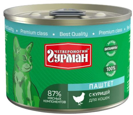 Паштет для кошек с курицей