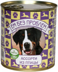 Корм для собак «Ассорти из птицы»