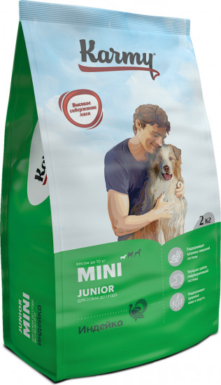 Корм для щенков мелких пород «Mini Junior»
