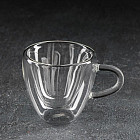 Кружка с двойными стенками «Сердце»