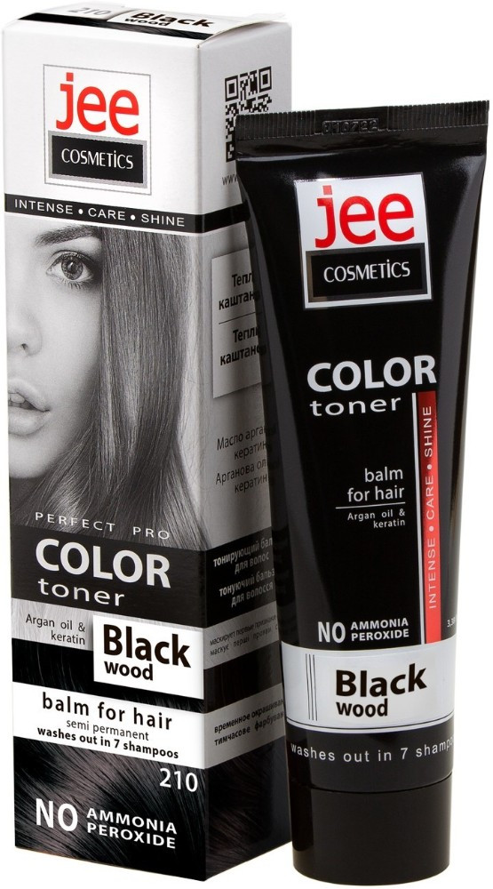 Бальзам для волос оттеночный, оттенок 210 Черное дерево | Jee Cosmetics