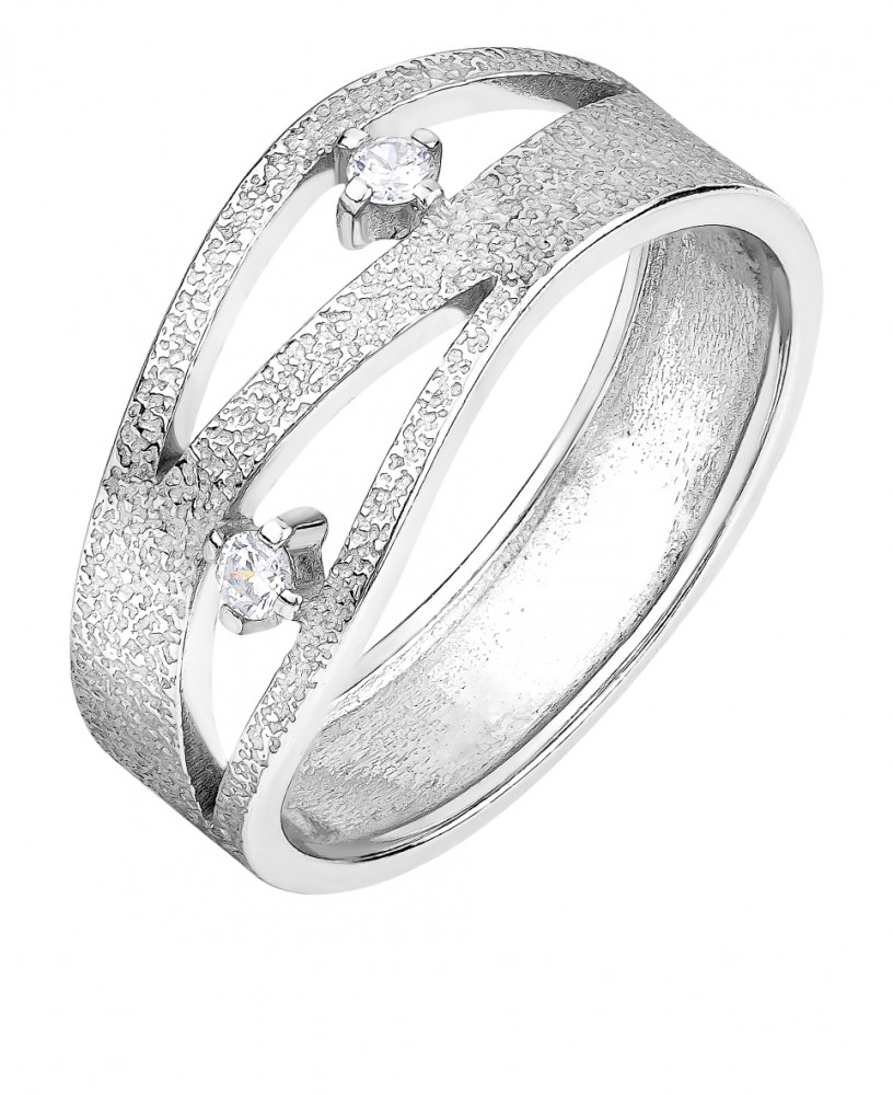 Кольцо из серебра с фианитами | Lucente Silver