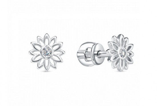 Серьги из серебра