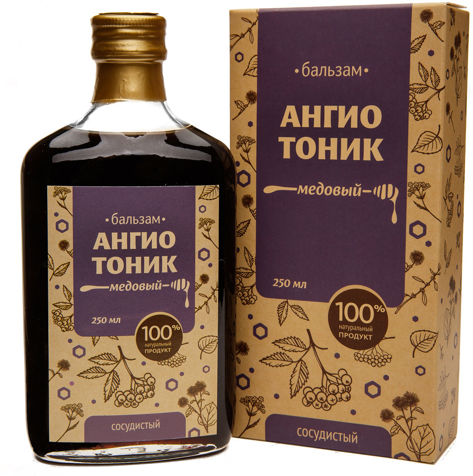 Бальзам безалкогольный «Ангиотоник» | Пчела и человек