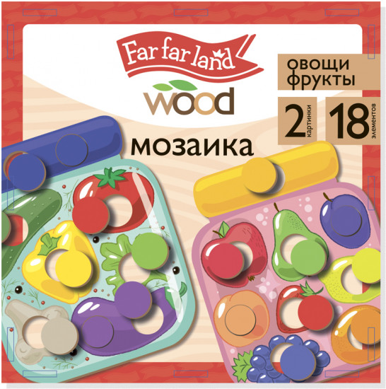 Мозаика «Овощи и фрукты»