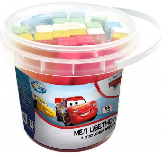 Мелки цветные «Тачки»