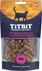 Подушечки для кошек хрустящие