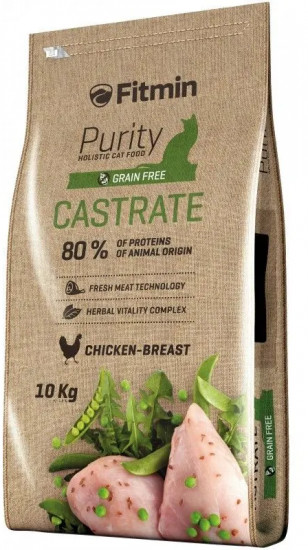 Корм для кошек беззерновой «Castrate»
