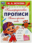 Пишем простые слова. Каллиграфические прописи