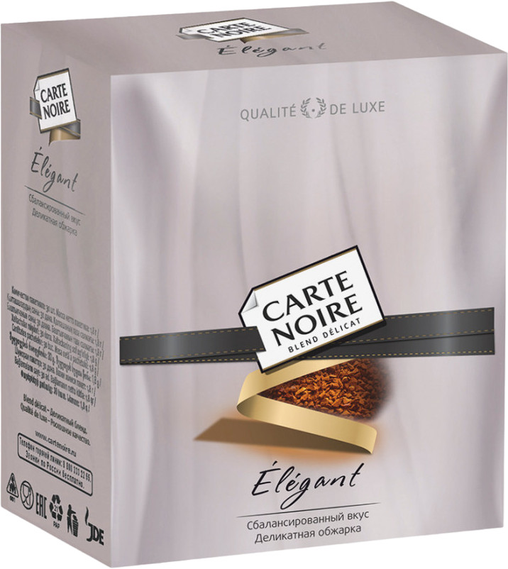 Набор кофе растворимого «Elegant» | Carte Noire
