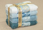Набор махровых полотенец «Gobel» (арт. plt039-5, хлопок, размер 50х90, 4 шт)