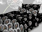 Комплект постельного белья «Белые одуванчики» (арт. 3412/1, евро, бязь, 2 наволочки 70х70)