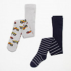 Комплект колготок для мальчиков «Машинки»