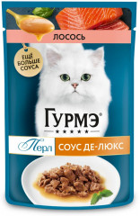 Корм для кошек «С лососем в роскошном соусе»