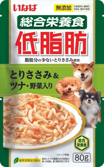 Корм для собак «Куриное филе и тунец кацуо с овощами в желе»