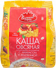 Каша овсяная с ананасом, земляникой и семенами льна