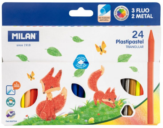 Набор карандашей пластиковых «Plastipastel»